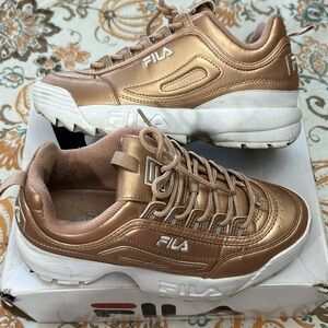 Fila Disruptor ll metallic women’s